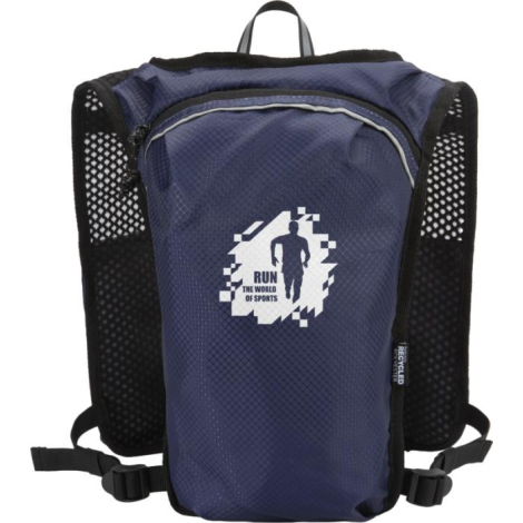 Gilet de course promotionnel recyclé certifié GRS 5 L Nomad Gilet de course promotionnel recyclé certifié GRS 5 L Nomad