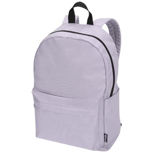Sac à dos recyclé certifié GRS à personnaliser 16 L 14" Byron Lilas