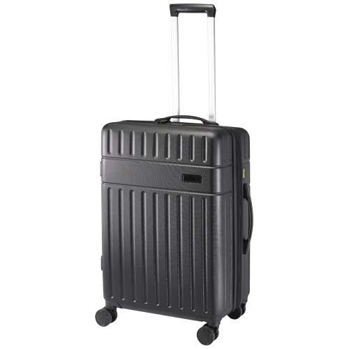 Valise publicitaire recyclée certifiée GRS 70 L 24" Rover Noir