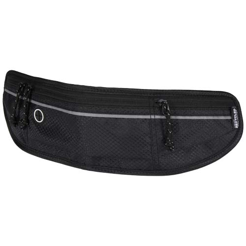 Ceinture de course publicitaire recyclée certifiée GRS Nomad Noir