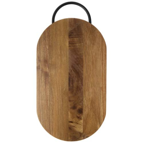 Planche à découper publicitaire en acacia Julienne Planche à découper publicitaire en acacia Julienne