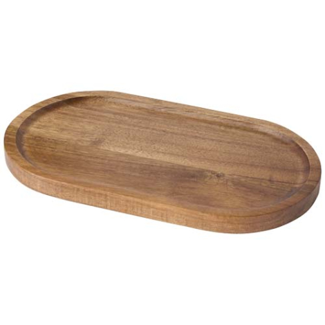 Plateau de service personnalisable en acacia Edge Plateau de service personnalisable en acacia Edge