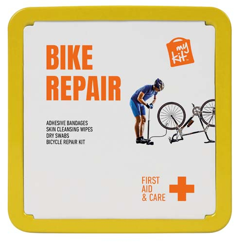 Kit de secours et réparation vélo à personnaliser MyKit Jaune