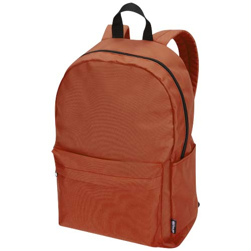 Sac à dos recyclé certifié GRS à personnaliser 16 L 14" Byron Brique