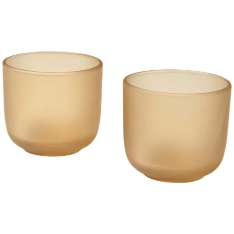 Lot de 2 gobelets en verre personnalisé 200 ml Male
