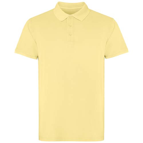 Polo unisexe personnalisé en coton 200 g Cobain Roly Jaune