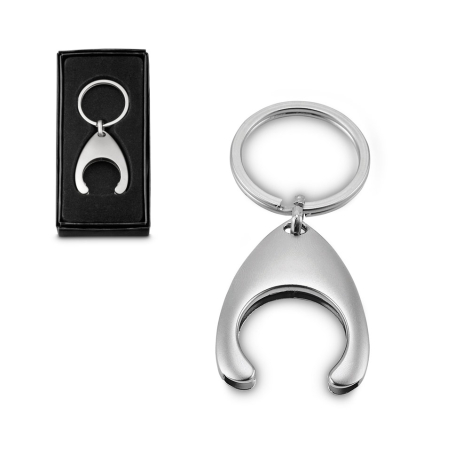 Porte-clés publicitaire en métal avec coffret Porte-clés publicitaire en métal avec coffret