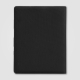 Dos noir porte document A4 personnalisable sans marquage visible.  Dos noir porte document A4 personnalisable sans marquage visible.