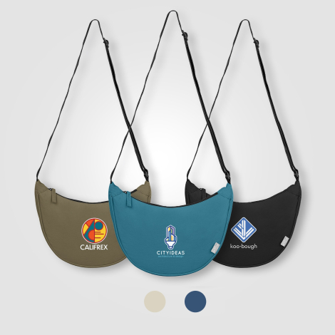 Sac bandoulière publicitaire rPET 4.5 L réglable Lucca Sac bandoulière publicitaire rPET 4.5 L réglable Lucca