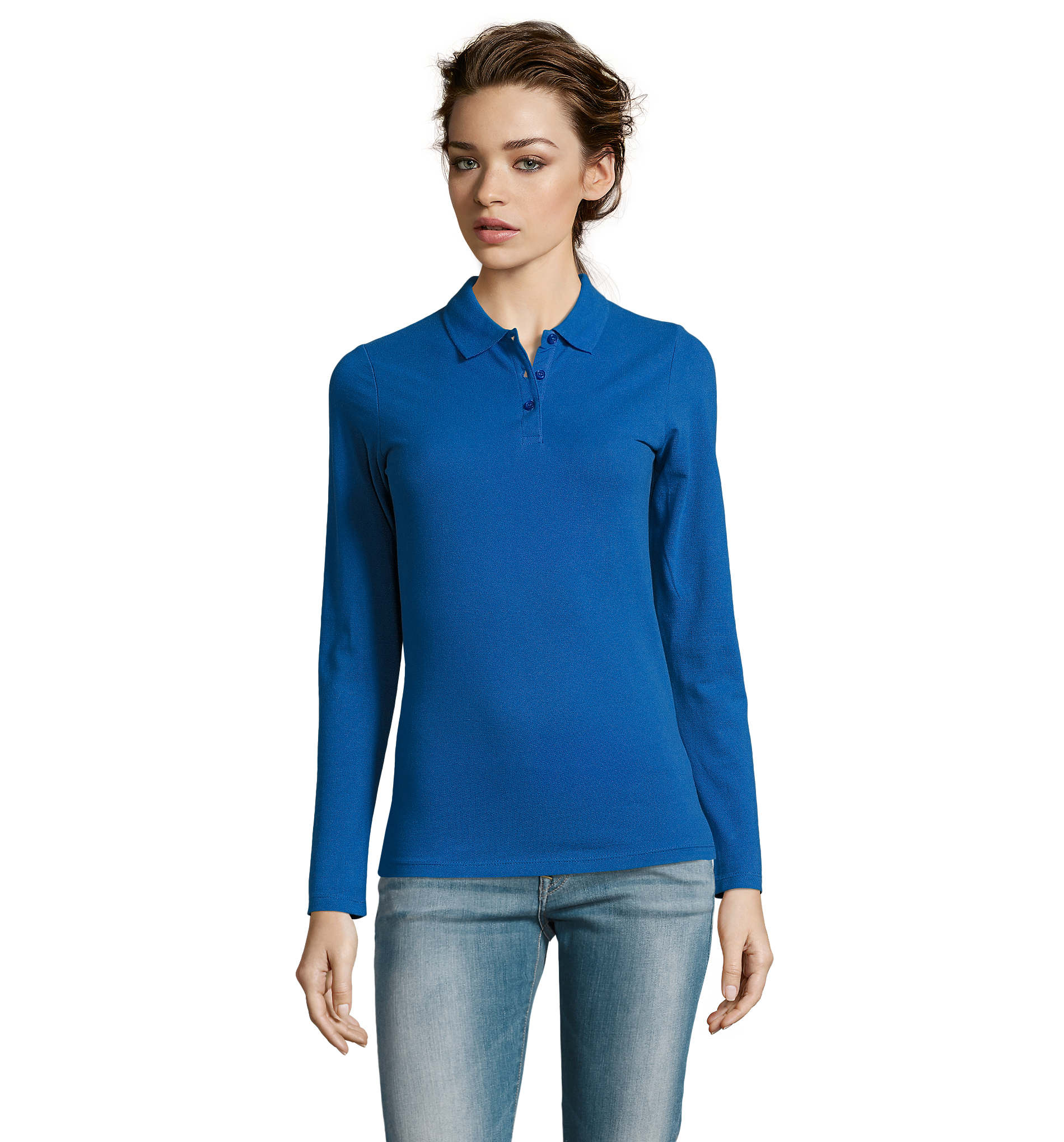 Polo femme personnalisable 180gr PERFECT WOMEN LSL Royal