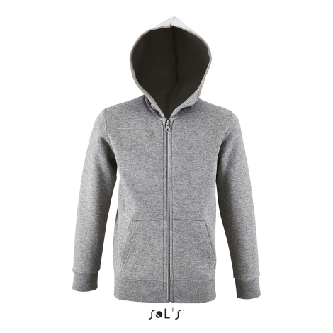 Hoodie enfant publicitaire molletonné 260g - STONE