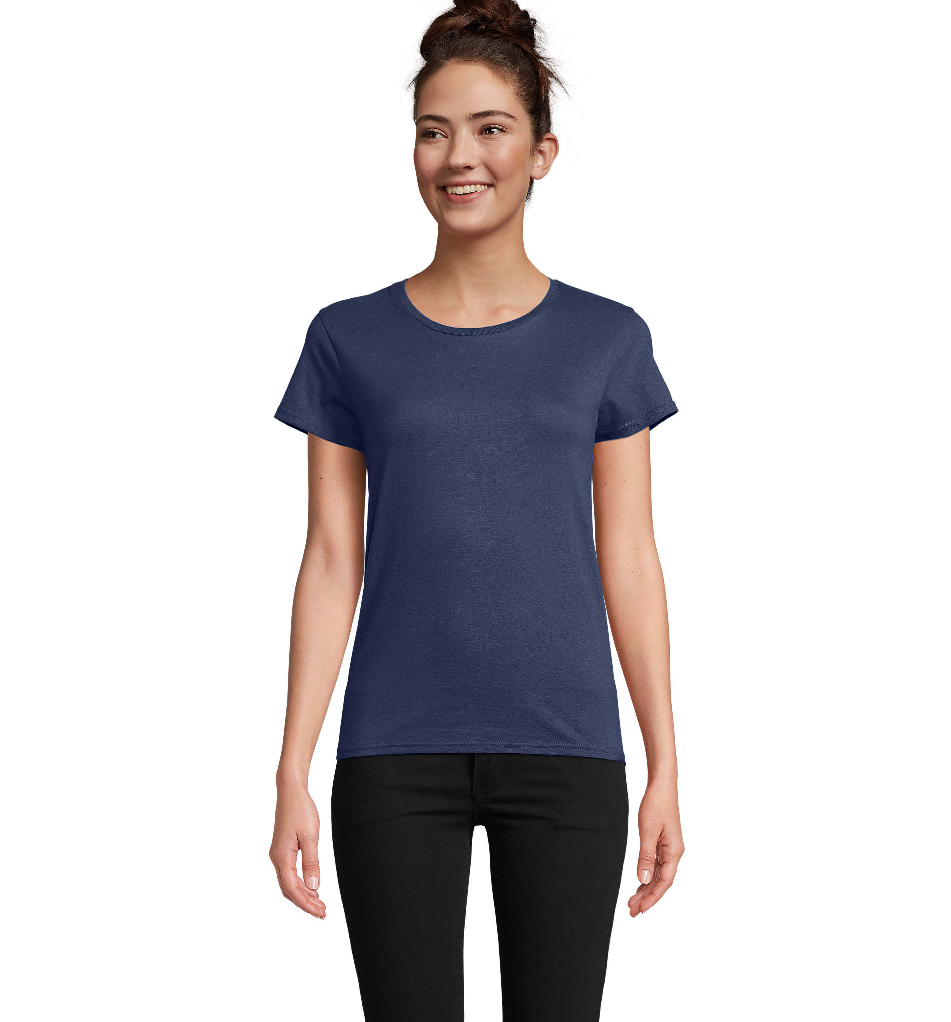 T-shirt publicitaire 175g femme Pioneer Denim