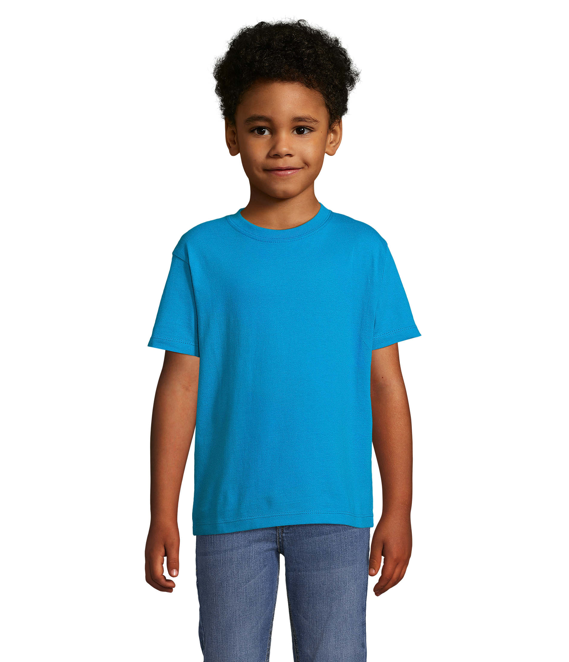 Tshirt enfant publicitaire coton 190g - IMPERIAL Aqua