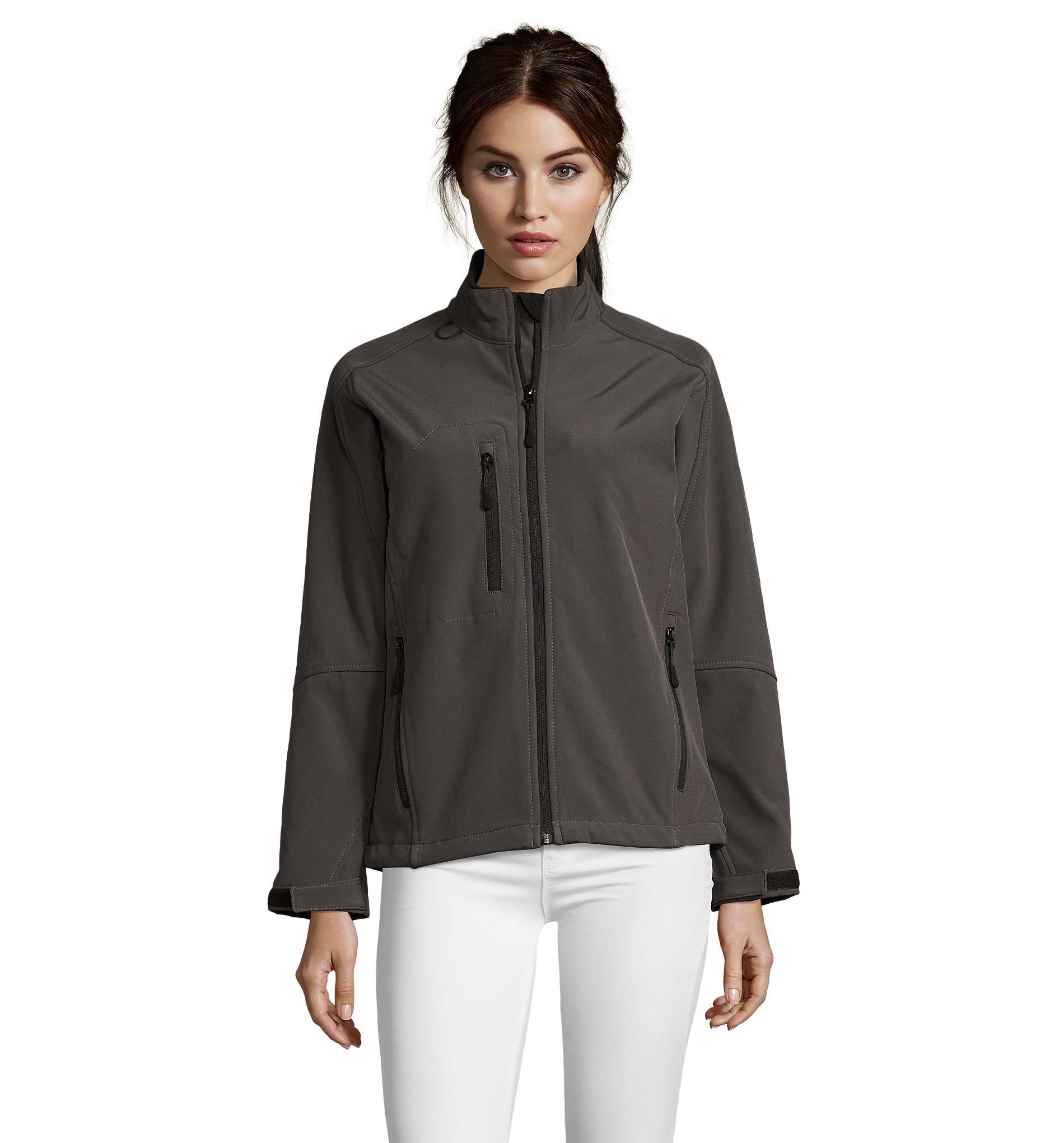 Veste softshell personnalisée femme ROXY Anthracite