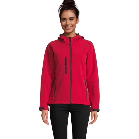 Veste à capuche promotionnelle softshell Femme
