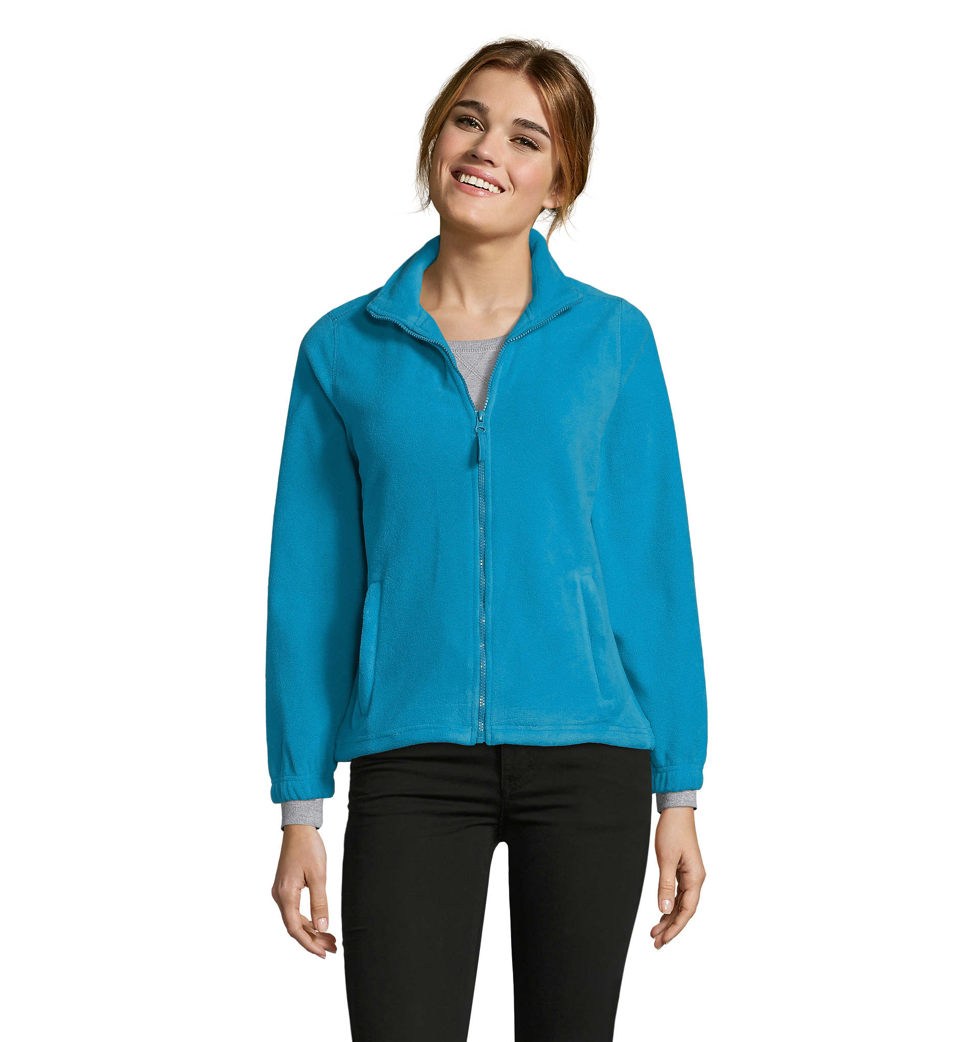 Veste polaire promotionnelle femme NORTH Aqua