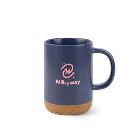 Mug 320 ml céramique base liège promotionnel Constellation Cork
