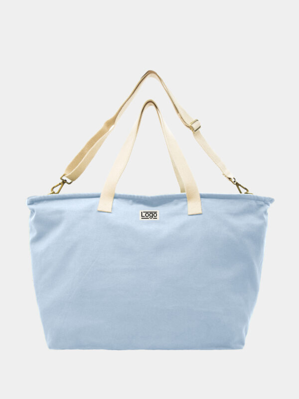 Sac week-end publicitaire coton bio Jade Azur