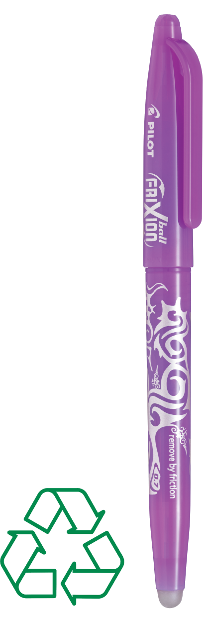 Stylo effaçable Pilot personnalisable – Frixion Ball Mauve