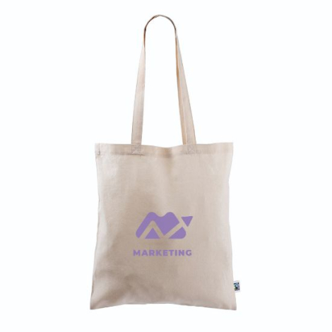Tote bag publicitaire coton Fairtrade 140 g Obi