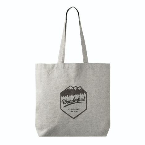 Tote bag à soufflets coton rPET 220 g promotionnel Tigris