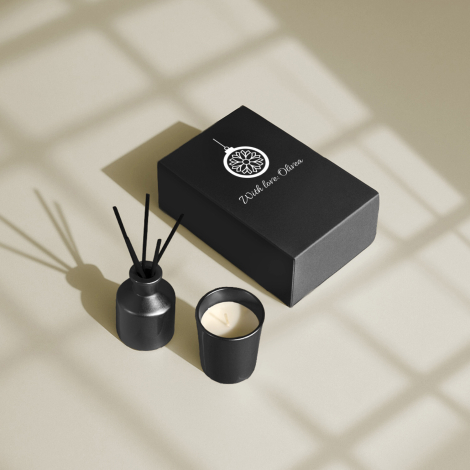 Coffret diffuseur et bougie parfumée personnalisable Luse