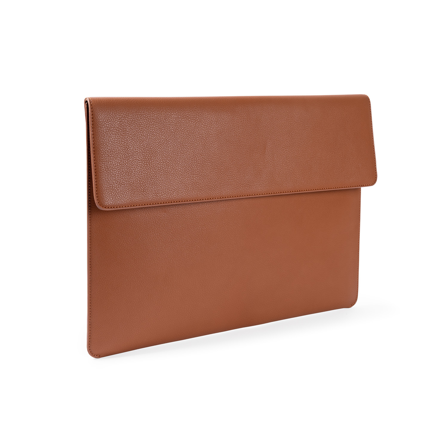 Porte-documents en PU à personnaliser Fona Marron