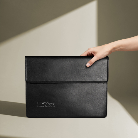 Porte-documents en PU à personnaliser Fona