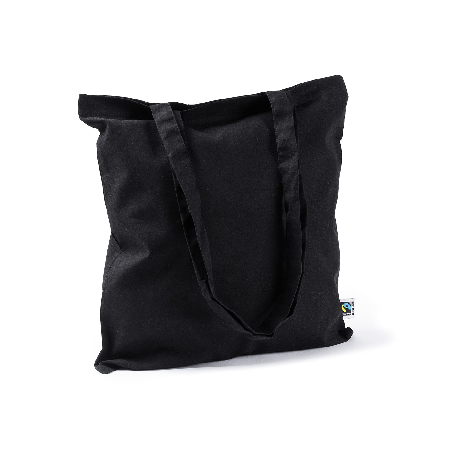 Sac cabas à longues poignées coton 140 g personnalisé Tungus Noir
