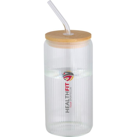 Pot en verre borosilicate publicitaire de 500 ml Mirage