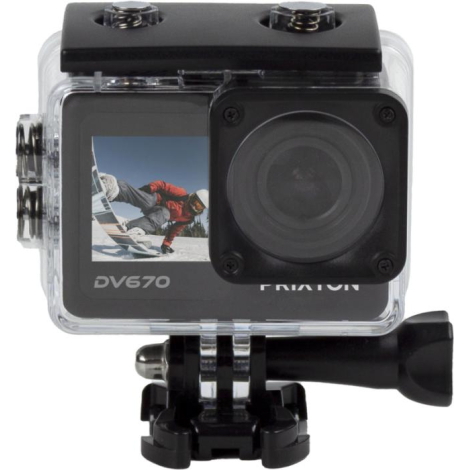 Caméra d’action 4K double écran Prixton DV670