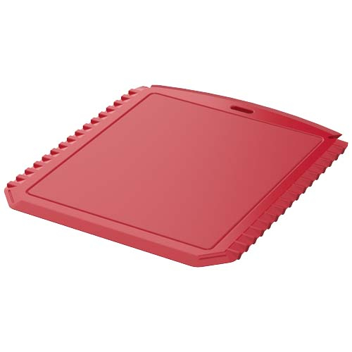 Grattoir à glace rectangulaire recyclé à personnaliser Thrym Rouge