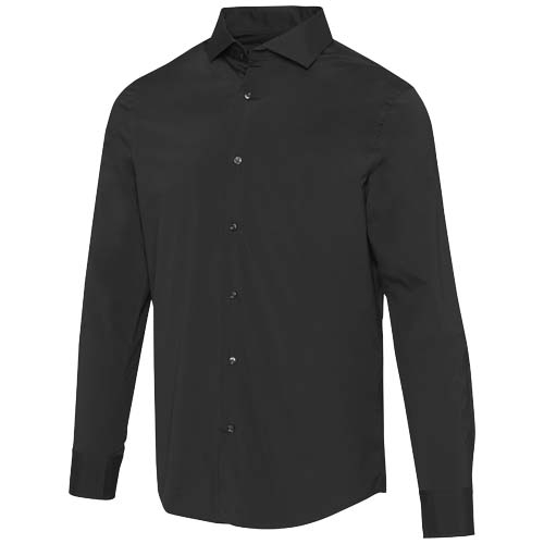 Chemise en popeline pour homme personnalisée Carnelian Noir