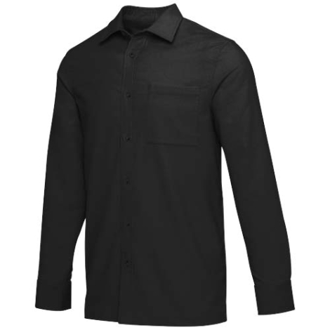 Chemise unisexe promotionnelle en velours côtelé Alum