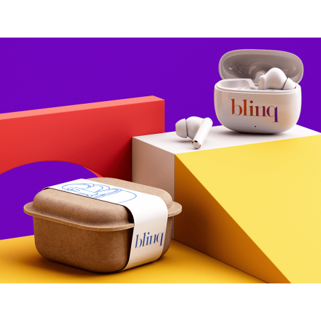 Écouteurs intra-auriculaires publicitaires Blinq