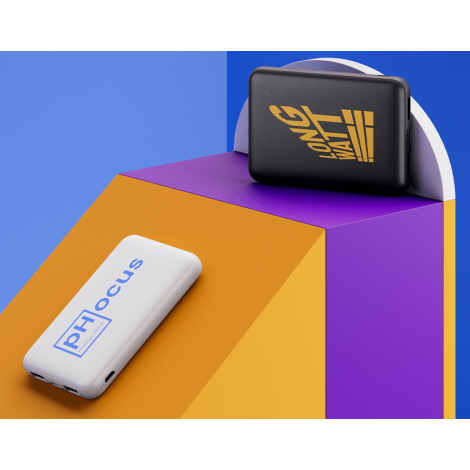 Batterie externe publicitaire 5 000 mAh Slate Mini