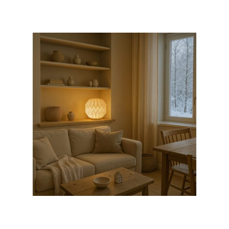 Lampe LED pliable à personnaliser Coollux Luna 25 cm