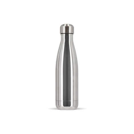Bouteille isotherme 500 ml à personnaliser Nils Chrome