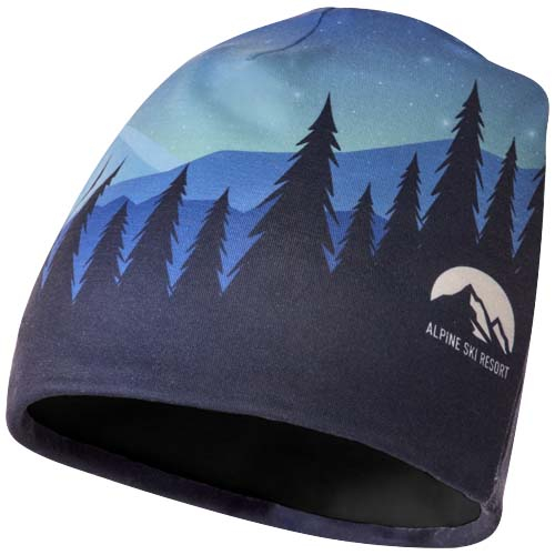 Bonnet en rPET et polaire à personnaliser Loki Noir