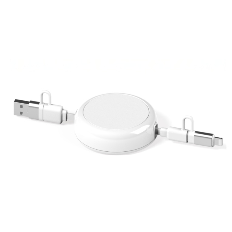 Câble dérouleur promotionnel 4 en 1 20W Anwa