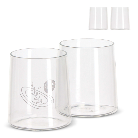 Set promotionnel 2 verres borosilicate InSideOut Elin