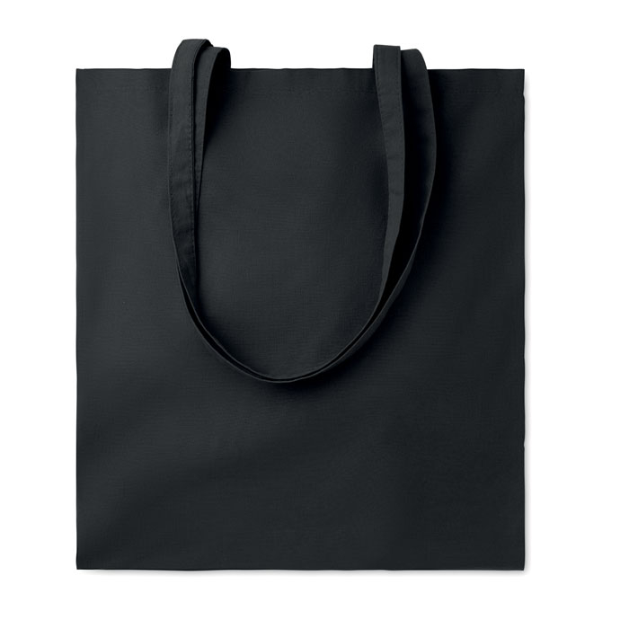 Sac shopping coton 180 g personnalisable Cottonel Colour++ Noir