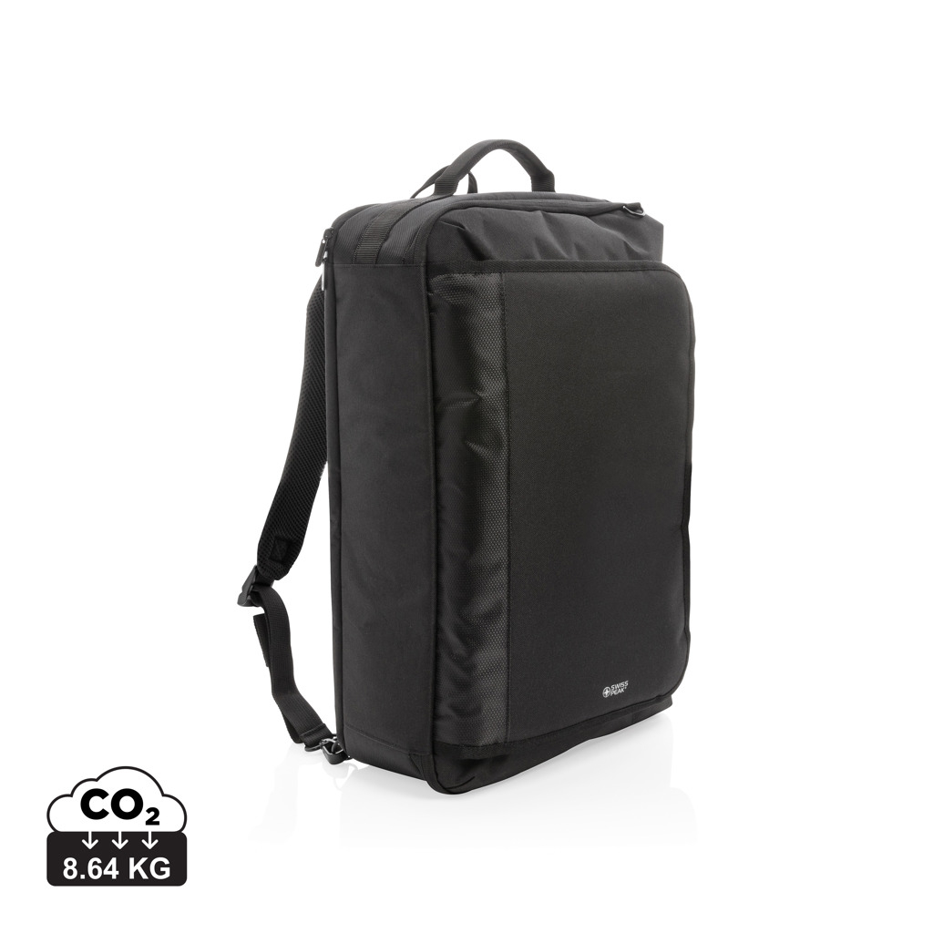 Sac à dos de voyage convertible personnalisé 21 L Noir