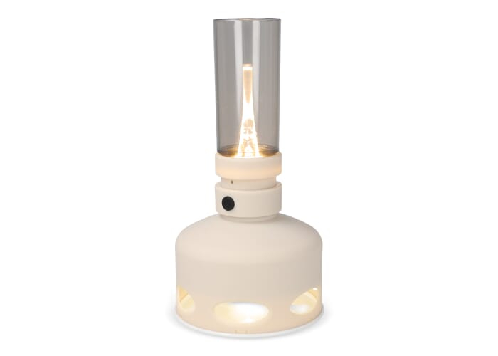 Lampe LED vintage promotionnelle à capteur de souffle Beige