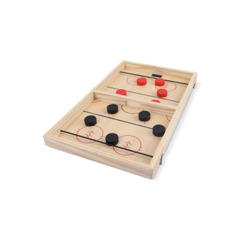 Jeu de hockey sur table personnalisé en bois avec palets