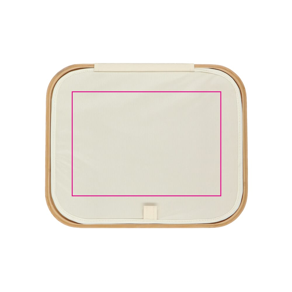 Sur le dessus du couvercle