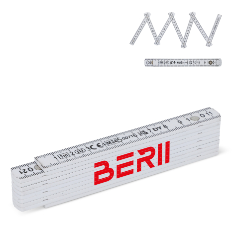 Règle pliante personnalisable calibrée 1 mètre
