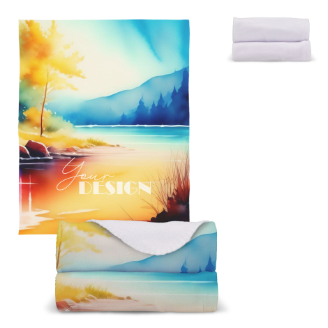 Couverture polaire personnalisée 190 g sublimation