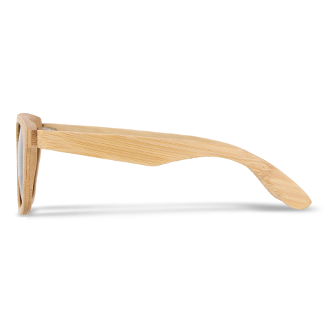 Vue latérale montrant la forme et la texture des branches en bambou, sans marquage apparent.