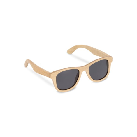 Lunettes de soleil en bambou UV400 personnalisées
